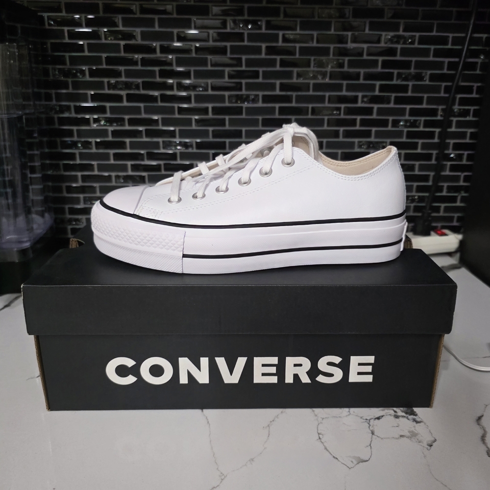 Converse Women's White Platform Sneakers